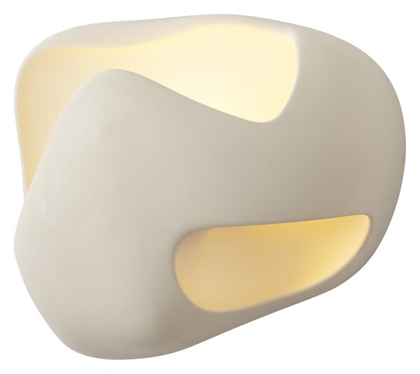 Lampă de perete Japandi Crem 30cm - Pietra
