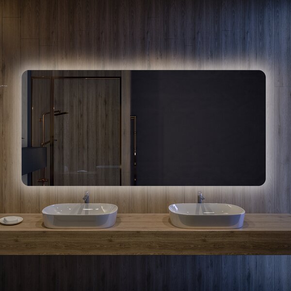 Oglindă de baie cu iluminare LED60
