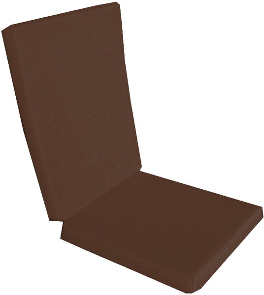 Perna decorativa pentru scaun de bucatarie cu spatar, dimensiune sezut 42x40 cm, spatar 42x50 cm, culoare maro