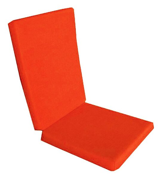 Perna decorativa pentru scaun de bucatarie cu spatar, dimensiune sezut 42x40 cm, spatar 42x50 cm, culoare orange