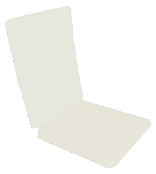Perna decorativa pentru scaun de bucatarie cu spatar, dimensiune sezut 42x40 cm, spatar 42x50 cm, culoare alb