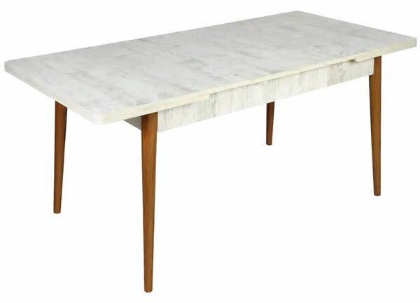 Resigilat:Masa extensibila Dining Homs bej maro 170 x 80 cm