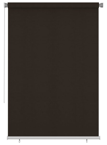 Jaluzea tip rulou de exterior, maro, 160x230 cm, HDPE