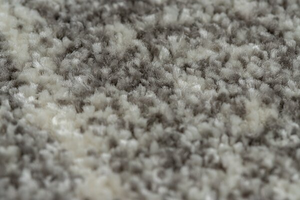 Covor Feel 5672/16811 Triunghiuri gri si antracit si crem