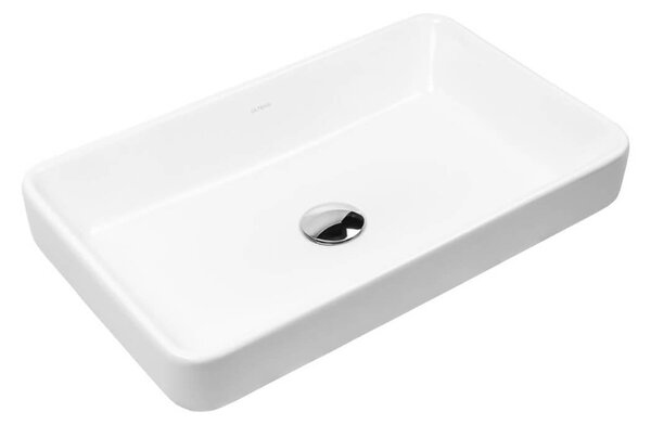 Oltens Fossa lavoar 55x34 cm dreptunghiular de blat alb luciu 40301000