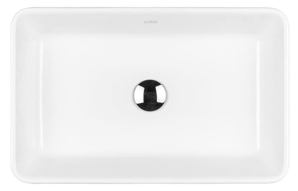 Oltens Fossa lavoar 55x34 cm dreptunghiular de blat alb luciu 40301000