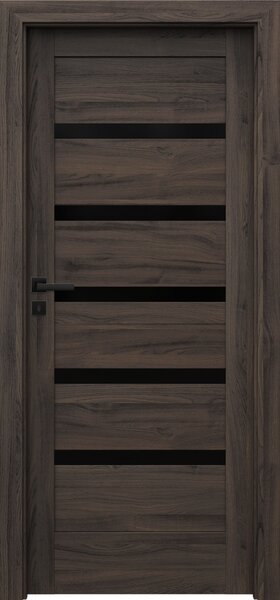 Usa PORTA VERTE HOME H5 (sticla neagra) PORTASYNCHRO 3D + TOC PORTA SYSTEM