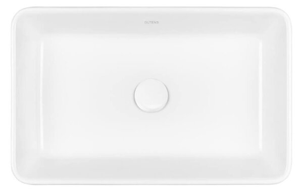 Oltens Fossa lavoar 55x34 cm dreptunghiular de blat alb luciu 40301000