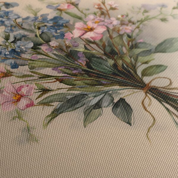 Tablou aranjament floral gingaș