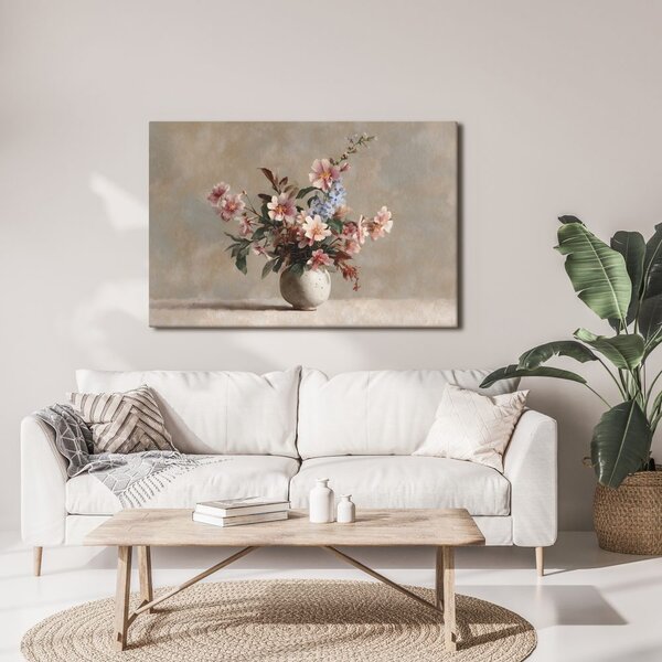 Tablou armonie florală în ceramică