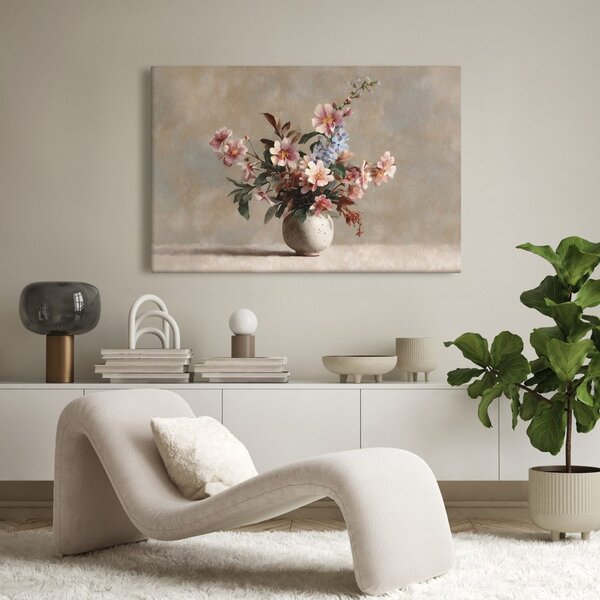 Tablou armonie florală în ceramică