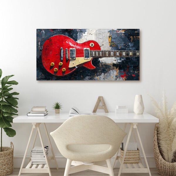 Tablou pictură chitară electrică LP