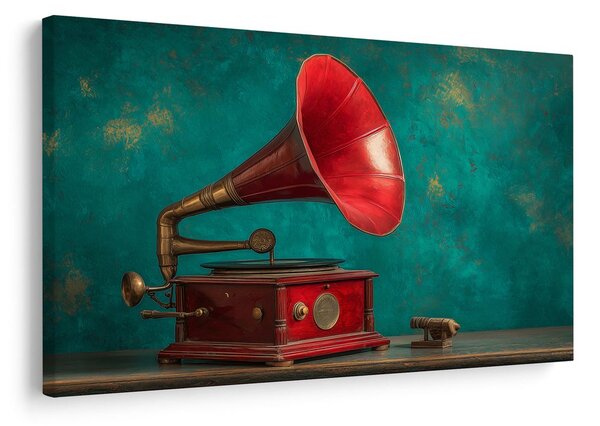 Tablou gramofon istoric în interior