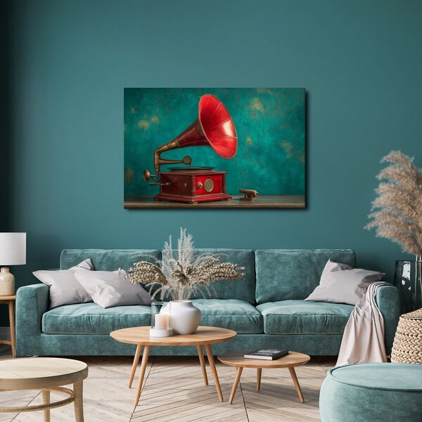 Tablou gramofon istoric în interior