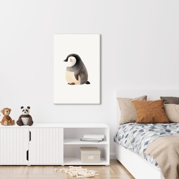 Tablou pui de pinguin adorabil