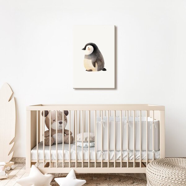 Tablou pui de pinguin adorabil