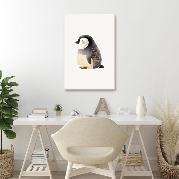 Tablou pui de pinguin adorabil