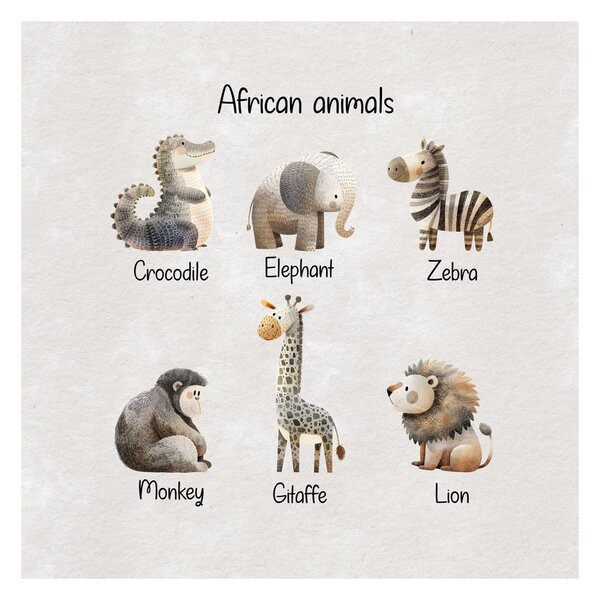 Tablou animale africane