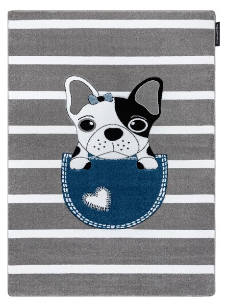 Covor PETIT BULDOG gri