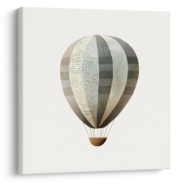 Tablou balon cu aer cald zburător