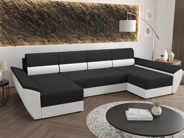 Colțar în formă de U Radiant U4 (Negru + Alb). 1057536