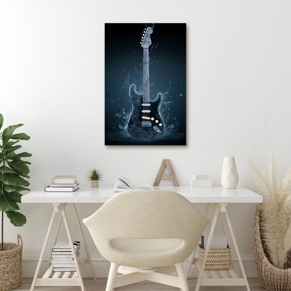 Tablou instrument muzical din apă