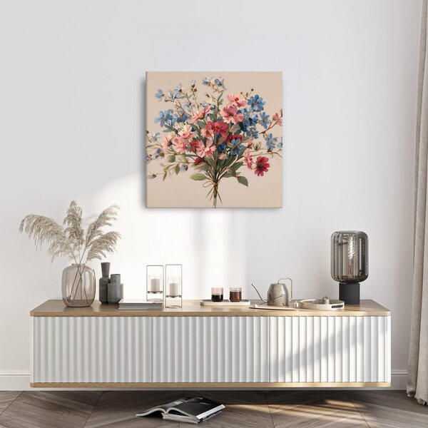Tablou aranjament floral delicat