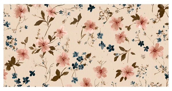 Tablou vis floral romantic
