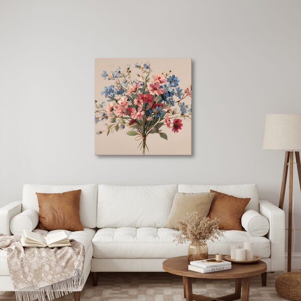 Tablou aranjament floral delicat