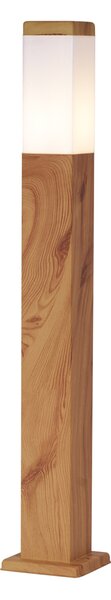Lampă modernă de exterior din oțel cu imprimeu de lemn 80cm IP44 - Malois