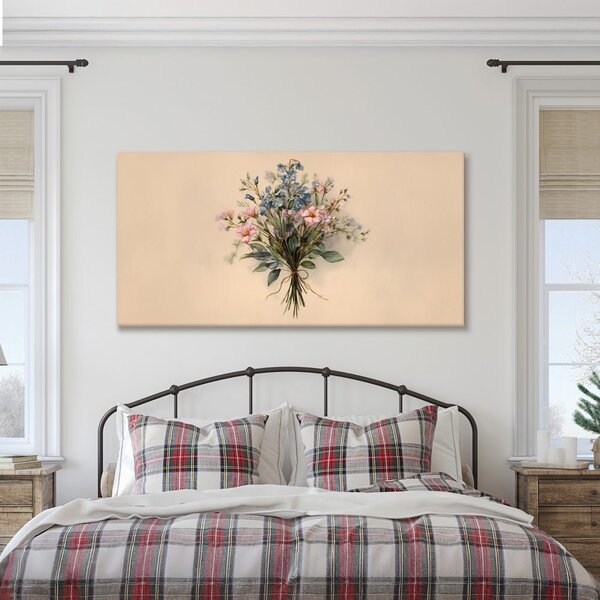 Tablou vis floral pastelat