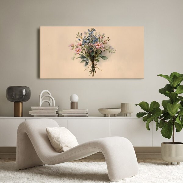 Tablou vis floral pastelat