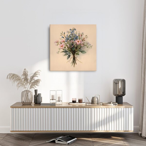Tablou aranjament floral gingaș