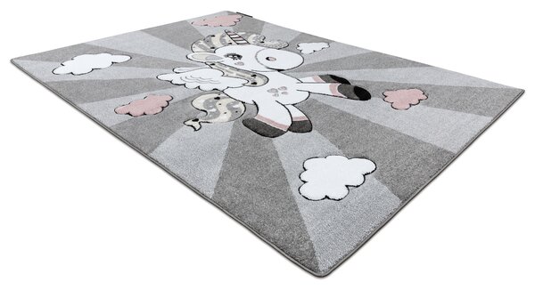 Covor PETIT UNICORN INOROG gri