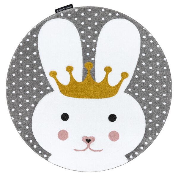 Covor PETIT BUNNY iepure cerc gri