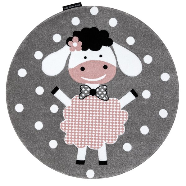 Covor PETIT DOLLY oaie cerc gri