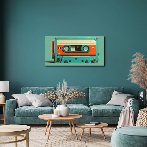Tablou casetă vintage de magnetofon