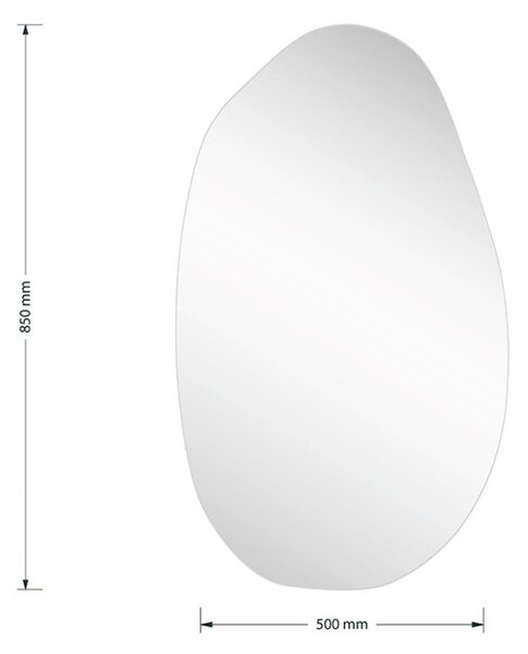 Oglinda de perete Frameless 2 20773 50x1.2x85cm