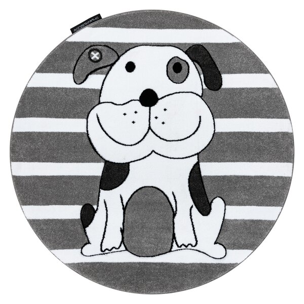 Covor PETIT PUPPY PUI cerc gri