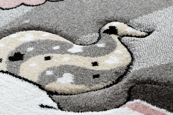 Covor PETIT UNICORN INOROG cerc gri