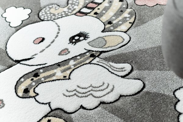 Covor PETIT UNICORN INOROG cerc gri