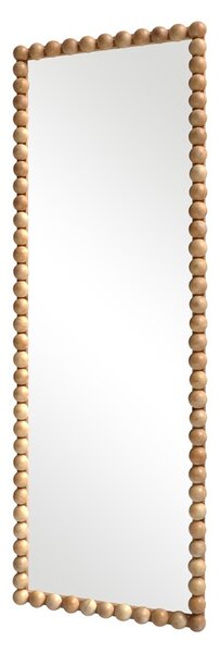 Oglinda cu lemn Ledalo, Pako World, Natural, 45x4.5x130 cm