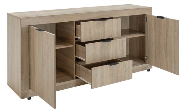 Comoda Doha Pako World Sonoma 180x45x80.5 cm