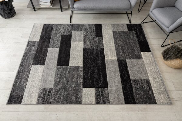 Covor Feel 5756/16811 DREPTUNGHIURI gri