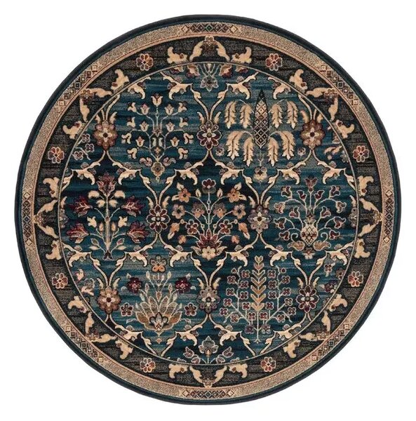 Covor lana rotund Amara emerald Selectează mărime: 133 X 133