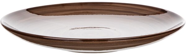 Set de 6 farfurii întinse Banquet Palas 27 cm,maro