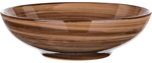 Set 6 farfurii adânci Banquet Palas 18 cm, maro
