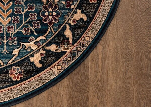 Covor lana rotund Amara emerald Selectează mărime: 133 X 133