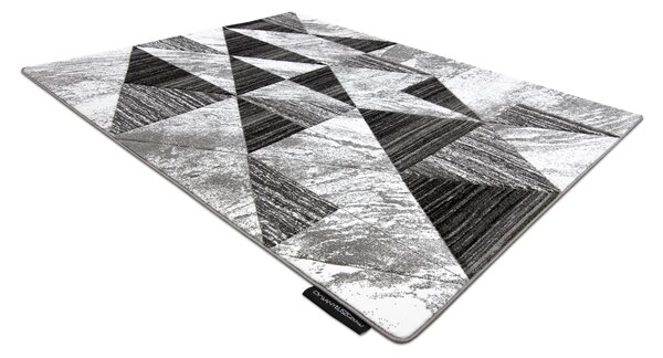 Covor ALTER Nano triunghiuri gri