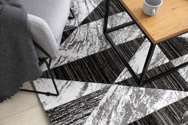 Covor ALTER Nano triunghiuri gri